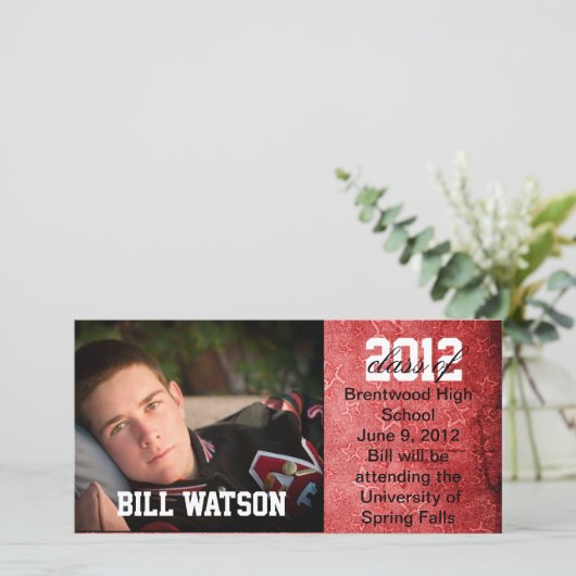 卒業クール発表 案内状 (スタンド正面)