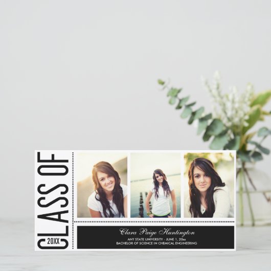 卒業クール発表 案内状 (スタンド正面)