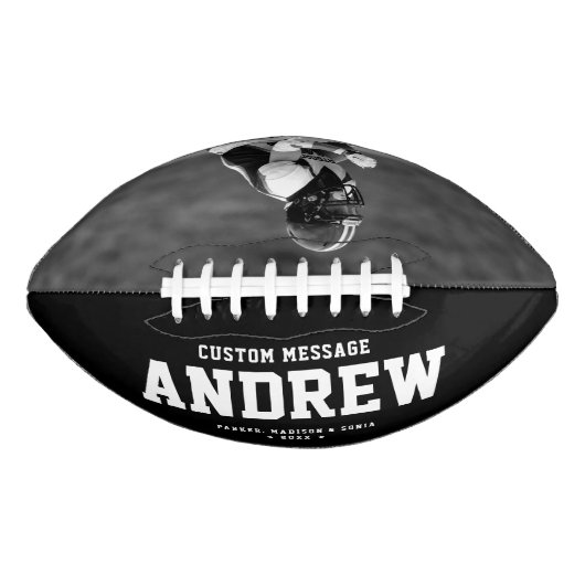 卒業クール誕生日モダンギフト写真 アメリカンフットボール (正面)