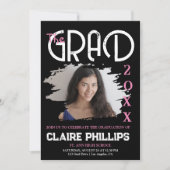 卒業グランジ招待状 招待状 (正面)