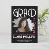 卒業グランジ招待状 招待状 (スタンド正面)