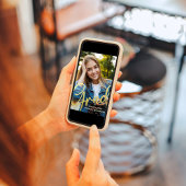 卒業グラード金ゴールド書 | QRコードWebサイト 招待状