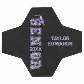 卒業グリッター年 サッカーボール (フラット)