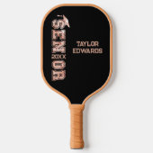 卒業グリッター年 ピックルボールラケット (正面)