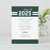 卒業グリーンカレッジグラード2025パーティー 招待状 (スタンド正面)