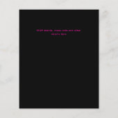 卒業グローパーティーインビタシオンフィエスタデニオン (裏面)