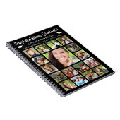 卒業ゲストブックのメモリブック写真コラージュ ノートブック (右側)