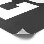 卒業ゲストブック代替署名可能ポスター ポスター (角)