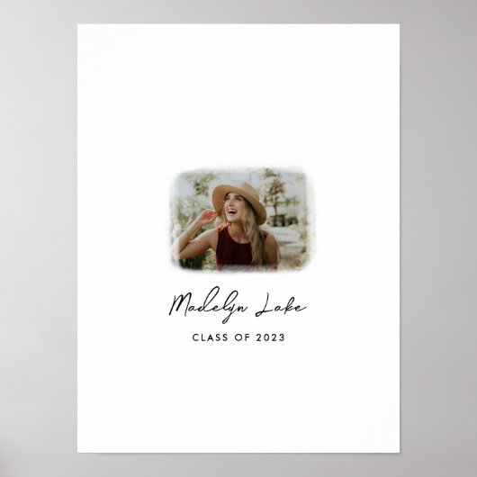 卒業ゲストブック代替署名可能ポスター ポスター (正面)