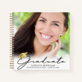 卒業ゲストブック2写真Script Keepsake ノートブック