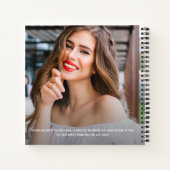 卒業ゲストブック ノートブック (裏面)