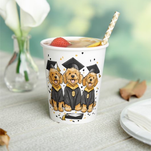 卒業ゴルデンドルドッグス 紙コップ (インサイチュ)