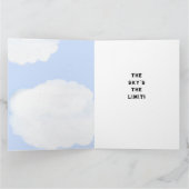 卒業ゴルフをテーマにした カード (内部)