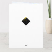 卒業ゴルフをテーマにした カード (裏面)