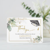 卒業サンキューカードのパーソナライズ 招待状 (スタンド正面)