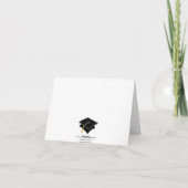 卒業サンキューカード卒業証書4 サンキューカード (裏面)