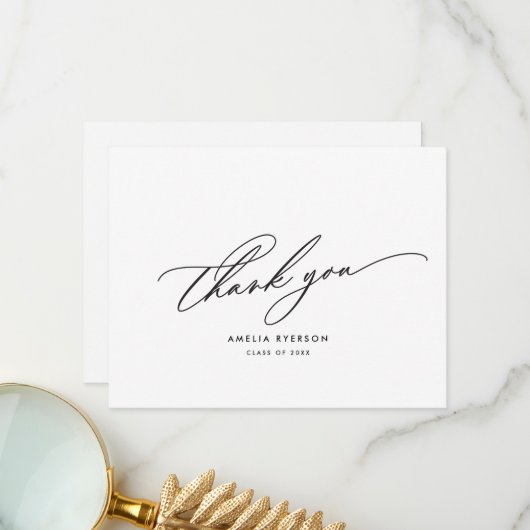 卒業サンキューカード サンキューカード (正面/裏面インサイチュ)