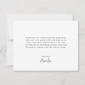 卒業サンキューカード サンキューカード (裏面)