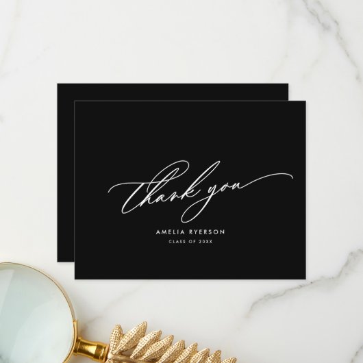 卒業サンキューカード サンキューカード (正面/裏面インサイチュ)