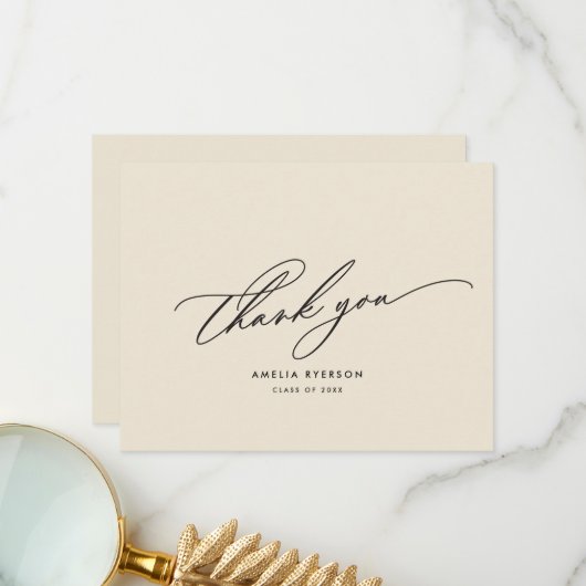 卒業サンキューカード サンキューカード (正面/裏面インサイチュ)