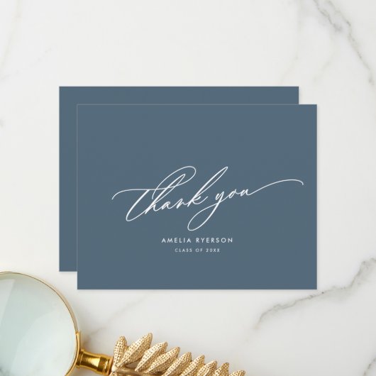 卒業サンキューカード サンキューカード (正面/裏面インサイチュ)