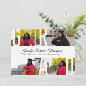 卒業サンキューカード(写真あり) サンキューカード (スタンド正面)