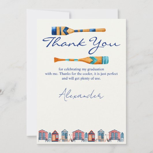 卒業サンキューカード 招待状 (正面)