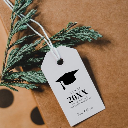 卒業サンキューグラードパーティー好意の高校 ギフトタグ