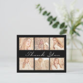 卒業サンキューフォトフレームはがき ポストカード (スタンド正面)