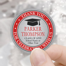 卒業サンキューレエレガントッドグレー白黒