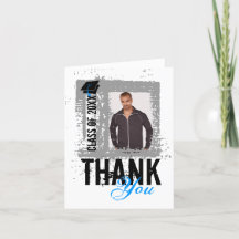 卒業サンキュー空白のカードの写真の追加