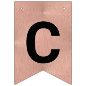 卒業シックなバラ金ゴールドクラスを作成 バンティングフラッグ (第2の旗)