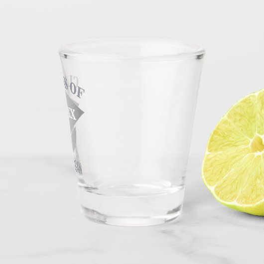 卒業シックシルバーモルタルボード懇親会 ショットグラス (右)