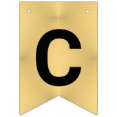 卒業シック金ゴールドあなたのクラスを作成 バンティングフラッグ (第2の旗)