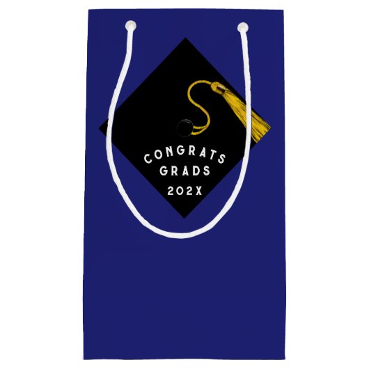 卒業シニアおめでとうスモール抱き枕 スモールペーパーバッグ (正面)