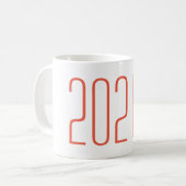 卒業シニアコーヒーマグ – 2021年クラス コーヒーマグカップ (正面左)