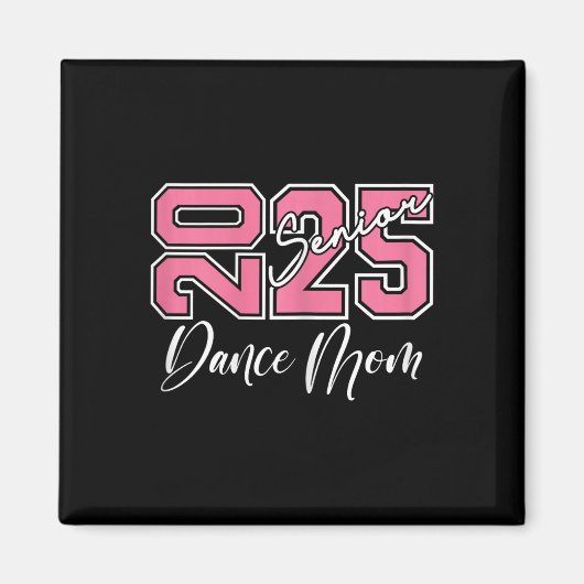 卒業シニアダンスママ2025踊りママ1 マグネット (正面)