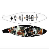 卒業シニア名前をカスタムする、ナンバー&4写真 ミニバスケットボール (パネル)