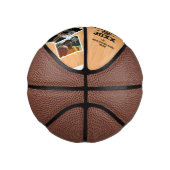 卒業シニア名前をカスタムする、ナンバー&4写真 ミニバスケットボール (右)