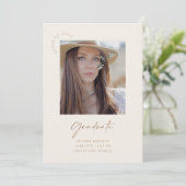 卒業シニア・クラスの写真発表カード セーブザデート (スタンド正面)