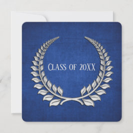 卒業シルバーローレルオンブルー 招待状