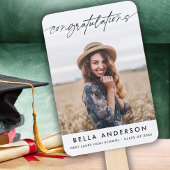 卒業シンプルのスクリプト写真 ハンドファン