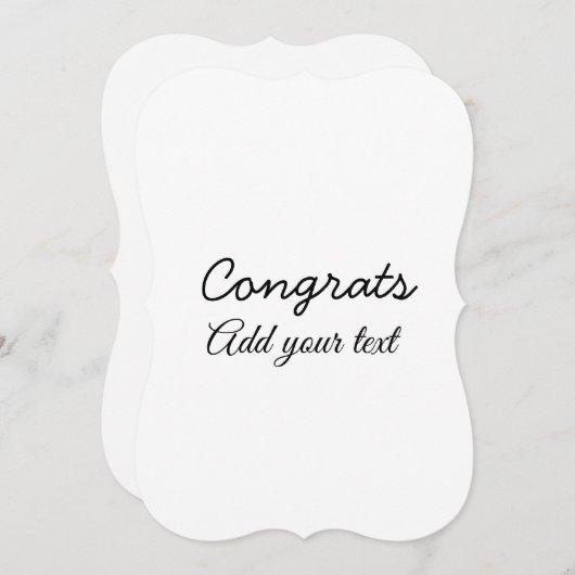 卒業シンプルミニマルおめでとうございます (正面/裏面)