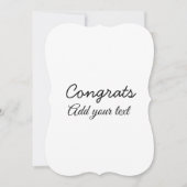 卒業シンプルミニマルおめでとうございます (正面)