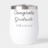 卒業シンプルミニマルおめでとうございます (正面)