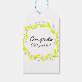 卒業シンプルミニマルおめでとうございます ギフトタグ