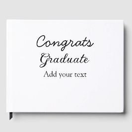 卒業シンプルミニマルおめでとうございます ゲストブック