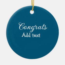卒業シンプルミニマルおめでとうございます セラミックオーナメント