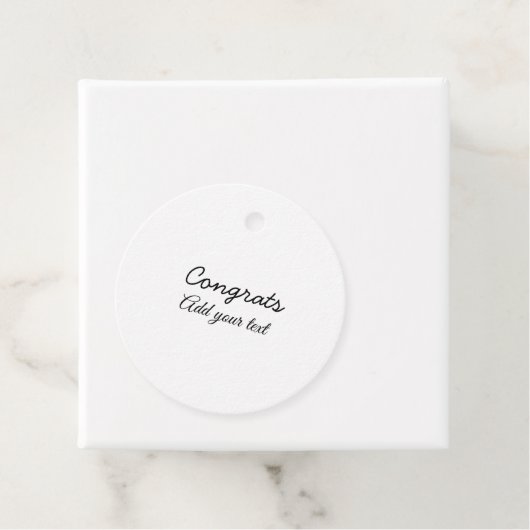 卒業シンプルミニマルおめでとうございます フェイバータグ (インサイチュ)