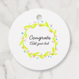 卒業シンプルミニマルおめでとうございます フェイバータグ